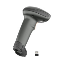 En Ucuz El Tipi veya Eller Serbest Mini QR Barkod Tarayıcı Barkod Okuyucu Satılık 1D CCD Barkod Tarayıcı Kablosuz USB RS232 ile