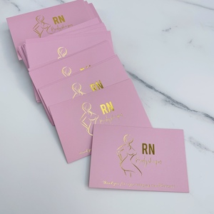 Impresión de papel de aluminio dorado con diseño personalizado, tarjeta de presentación de 2x3 pulgadas, 4x6 pulgadas, <span class=keywords><strong>para</strong></span> <span class=keywords><strong>ropa</strong></span> y joyería, cupón, tarjetas de agradecimiento <span class=keywords><strong>para</strong></span> boutique - Product Image 2