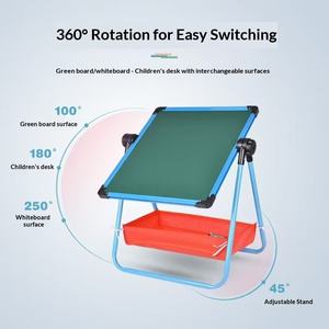 Pizarra de Dibujo de Papel para Niños, Juguete Magnético de Acuarela, Pizarra Pequeña Blanca/Negra, Pizarra de Escritura para Niños, Borrable - Product Image 4