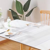 1mm 2mm 3mm Transparent Transparent PVC Film Transparent PVC Membrane Ménage Tapis de Table