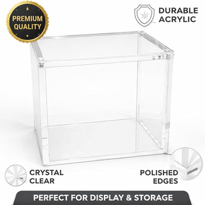 Boîte de présentation en acrylique transparente TCG Premium pour boosters <span class=keywords><strong>Pokémon</strong></span> anglais, design écologique résistant à l'eau, portable pour collectionneur - Product Image 4