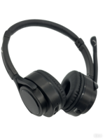 Casque audio sans fil dynamique avec bandeau, microphone intégré, logo personnalisé, BT5.4, 20 heures d'autonomie, certifié CE RoHS, pour le sport et les voyages
