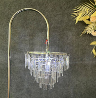 Luminaires de sol LED en acrylique de style européen pour allées, décoration de scène de mariage, chandeliers de chemin pour événements et fêtes