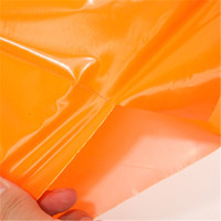 Sacs de courrier imprimés personnalisés, en plastique, poly, orange, unités, livraison, emballage de courrier, livraison