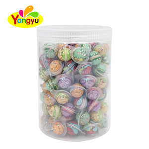 Vente en gros de balles de bonbons gélifiés en forme de monstre de dessin animé avec un centre de confiture de fruits liquide - Product Image 2