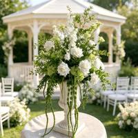 Centre de table de mariage de luxe haut de gamme, arrangement floral artificiel pour la location d'événements et la décoration de table