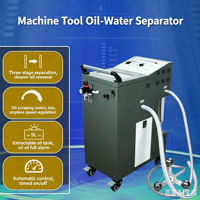 Séparateur d'huile et d'eau industriel à filtration en 3 étapes, machine à écrémer l'huile flottante pour le nettoyage des résidus de liquide de coupe et des liquides industriels
