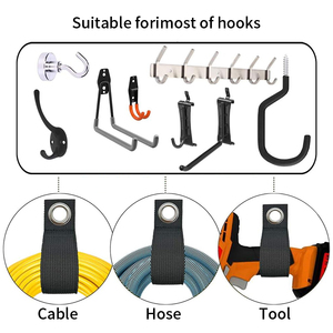 Op maat gemaakte logo's en maten, extra sterke klittenband draagriemen, groothandel handgreep webbing opbergriemen - Product Image 2