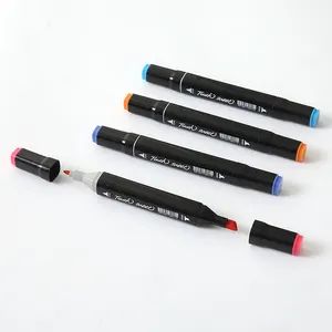 قلم ألوان مائية غير سام بالجملة قابل للتخصيص للعمل خط إنتاج الحلوى هايلايتر