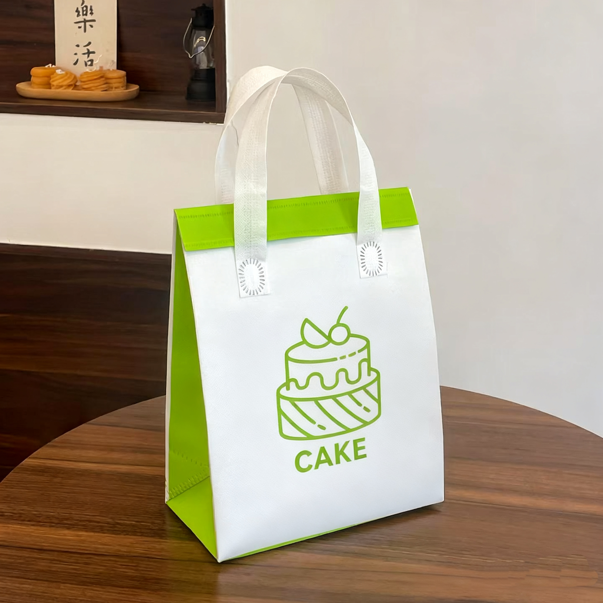 Non-woven aluminum foil insulation bag - white