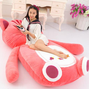 Vente en gros de jouets en peluche en forme d'animal dessin animé lit paresseux en peluche <span class=keywords><strong>grande</strong></span> taille jouets en peluche personnalisés canapé-lit paresseux - Product Image 3