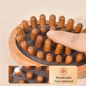 <span class=keywords><strong>Brosse</strong></span> de massage portable en bois <span class=keywords><strong>anti</strong></span>-cellulite, peigne de massage corporel, drainage lymphatique, pagaie de Guasha, masseur de méridiens - Product Image 5