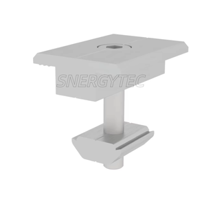 Anodized kết thúc bảng điều khiển năng lượng mặt trời kẹp cho khung PV mô-đun mái cài đặt nhôm giữa kẹp cho hệ thống lắp đặt bảng điều khiển năng lượng mặt trời - Product Image 5