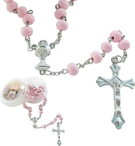 12 PCS 첫 영성체 향기로운 묵주 호의-개별 선물 상자가있는 12 묵주 - Product Image 3