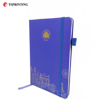 Carnets de notes avec élastique et marque-page en ruban, prix d'usine, échantillon gratuit, impression personnalisée de livres, impression de carnets à couverture rigide
