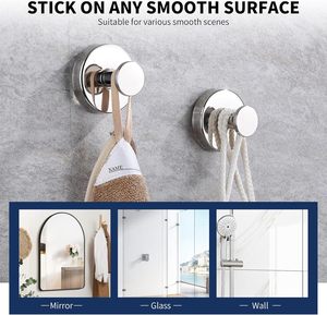 Wholesale High Quality Stainless Steel Wall Suction Cup <b>Hooks</b> Self <b>Adhesive</b> <b>Hooks</b> Bathroom Kitchen Towel Wall <b>Hook</b> - Product Image 2