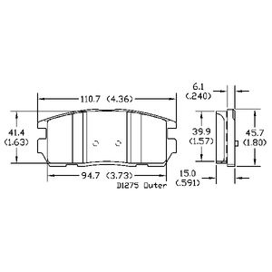 BMT usine nouvelle D1275-8391/GDB1716/19149904 plaquette de frein pour OPEL ANTARA VAUXHALL HOLDEN CAPTIVA EQUINOX pour voitures Toyota GAC - Product Image 5