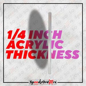 1/4 "Vòng bảng Top Acrylic vòng tròn đĩa rõ ràng plexiglass-12 inch đường kính - Product Image 4
