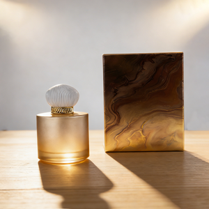 ขวดน้ำหอมแก้วสีอำพันทรงกลมแบบกำหนดเองสุดหรู ขนาด <span class=keywords><strong>30</strong></span> มล. 50 มล. 100 มล. พร้อมหัวฉีดพ่นละอองและกล่อง - Product Image 3