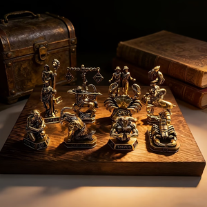 Figurines Rétro <span class=keywords><strong>des</strong></span> Douze Constellations – Modèles Créatifs, Jouets à Poser, Cadeaux, Artisanat de Bureau, Ornements pour Thé, pour Mariages et Anniversaires - Product Image 2