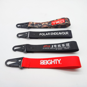 Nhà máy nóng bán tùy chỉnh chuyến bay vải thêu máy bay phản lực <span class=keywords><strong>tag</strong></span> dệt Keychain với logo riêng của bạn - Product Image 2