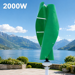 Générateur éolien à aimant permanent triphasé à axe vertical 2000W, prêt à l'emploi, pour la maison et les situations d'urgence - Product Image 6