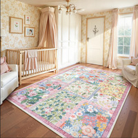Tapis de salon OEM personnalisé, doux, antidérapant, en fausse fourrure de cachemire, rayé, uni, à motifs géométriques, en peluche, isolant, grande surface