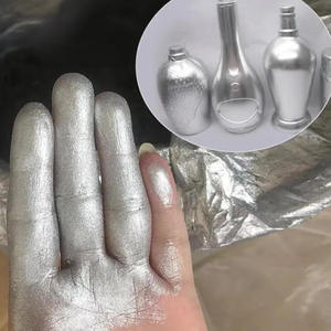 ผงอลูมิเนียมไมโครลีฟ ผงอลูมิเนียมบริสุทธิ์ ผงสีเงินสดใส - Product Image 1