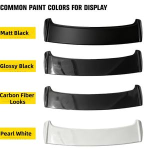 Ailerons arrière de type OSIR en fibre de carbone pour VW Golf <span class=keywords><strong>5</strong></span> MK5 GTI 03-08, aspect carbone d'usine, aileron de toit arrière, aileron de coffre. - Product Image 5