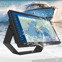 Tablette d'ordinateur marine robuste, IP66 antidéflagrant, étanche, cadre ouvert, écran tactile intégré, écran plat industriel