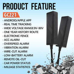 جهاز تتبع <span class=keywords><strong>GPS</strong></span> للسيارة DYEGOO GC221 موديل 2026 بتقنية 4G للتتبع في الوقت الفعلي ومكافحة السرقة للمركبات والدراجات النارية مع وظيفة الإنذار - Product Image 1