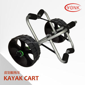Chariot de transporteur de kayak de chariot à kayak de Yonk, chariot en aluminium se pliant résistant - Product Image 4