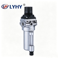 Unité combinée pneumatique FRL série LYHY pour l'automatisation : filtre à air, régulateur, lubrificateur, traitement de l'air comprimé