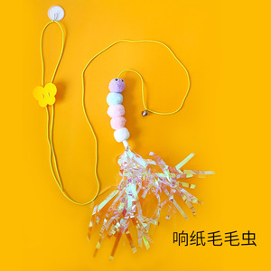 ของเล่นแมว ตุ๊กตาการ์ตูน แขวนได้ ทนทาน เล่นคนเดียวได้ สำหรับแมว 1 ระดับ - Product Image 2