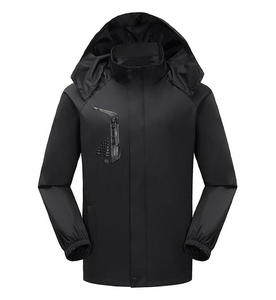 Abrigo de estilo largo personalizado grueso de invierno bordado Logo chaqueta de trabajo al aire libre uniforme bordado para el trabajo - Product Image 6