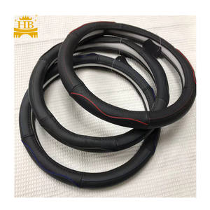 Accessoires Auto 38-40 <span class=keywords><strong>CM</strong></span> Housses de <span class=keywords><strong>volant</strong></span> en <span class=keywords><strong>cuir</strong></span> véritable Accessoires de housse de protection de haute qualité - Product Image 2