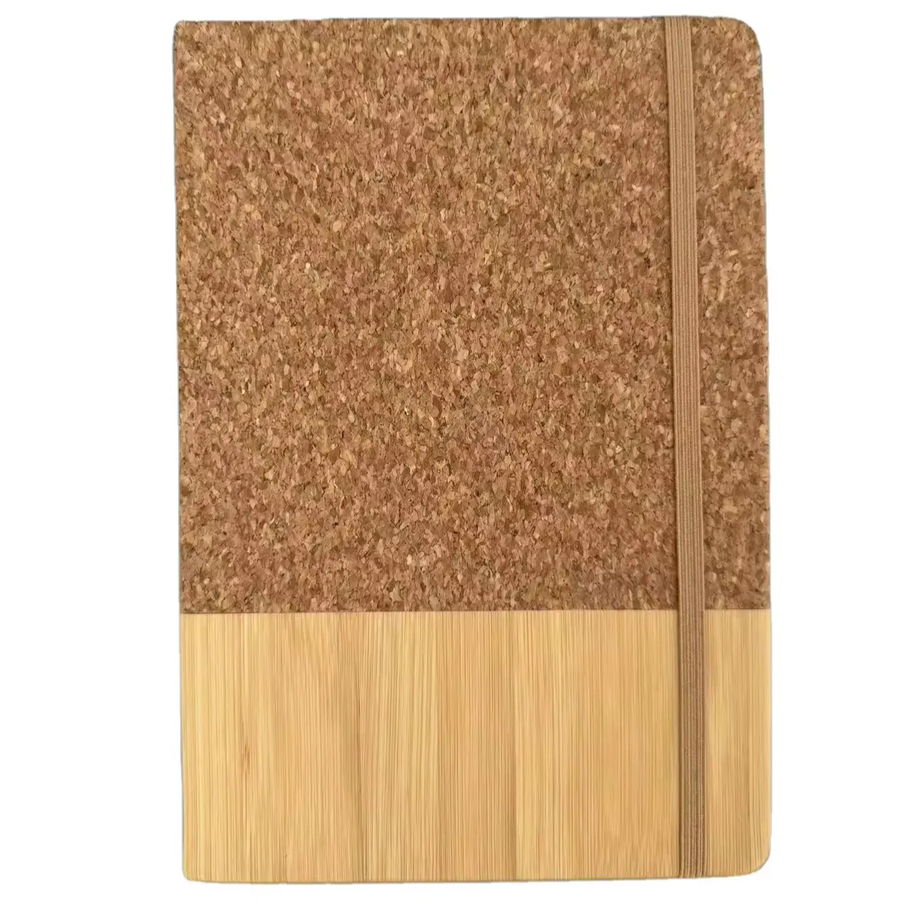 Venta al por mayor A5 de tapa dura de madera de corcho y PU cubierta diario planificador cuaderno