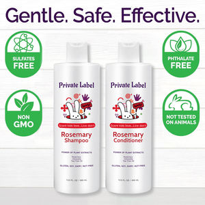 Champú Antipiojos para Niños con Romero, Cuidado Capilar Natural, Kit Diario para Niños, Champú Infantil <span class=keywords><strong>de</strong></span> Marca Privada - Product Image 4