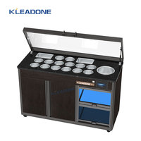KLEADONE Table de console à affichage numérique à double température personnalisée Équipement de réfrigération de conception avancée