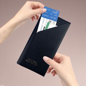 <b>Hot</b>-Sale Fashion Passport Holder PU Leather Passport Cover for Card Documents Travel Wallet Simple Travel Passport Case <b>Bag</b> - Product Image 4
