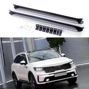 JOESHIER High Quality Luxury Full Set Aluminum Alloy Off-Road Side <b>Steps</b> Running Board Screw Fixing OEM Protection for KIA - Product Image 3