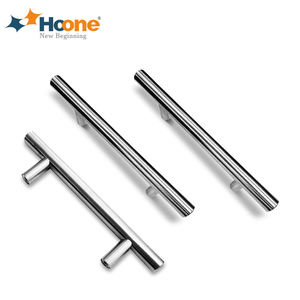 Hoone prix d'usine intérieur armoires de cuisine meubles poignée de porte longue argent acrylique bonne vente pour commode tiroir pour chambre - Product Image 1