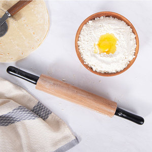 Rodillo de Cocina Ajustable de Madera de Haya con Mangos Negros, Precios de Mayoreo - Product Image 5
