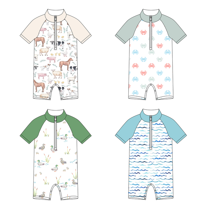 Kids Girl Swimwear Children Swimsuits Boys