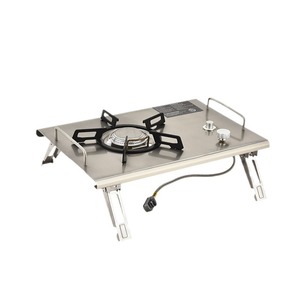 4000W portatile in acciaio campeggio fornello a <span class=keywords><strong>Gas</strong></span> da cucina all'aperto fornello da Picnic con tavolo pieghevole a <span class=keywords><strong>Gas</strong></span> propano