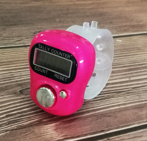 Chất lượng cao 5 chữ số LED Điện tử kỹ thuật số Golf Finger Hand Held Ring Tally Counter Hand Tool - Product Image 4