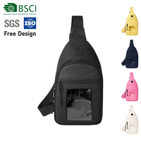 Sac bandoulière étanche personnalisé pour cartes gradées PSA, avec fenêtre de présentation, pour collectionneurs TCG et fans d'anime, avec bouton d'été