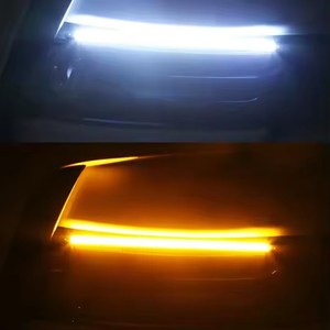 Striscia LED RGB Universale 12V per Auto, Flessibile, Bianca e Ambra, Luci Diurne a Flusso Sequenziale per Auto - Product Image 3