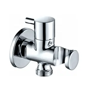 yida brand nice price china supplier bathroom accessory angle valve brass angle 1/2 stop valve