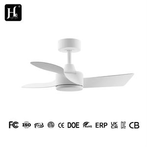 Ventilador de Techo Moderno Decorativo para el Hogar de 42/52 Pulgadas, Ventilador de Techo Blanco con 3 Aspas de ABS, Incluye Control Remoto - Product Image 4